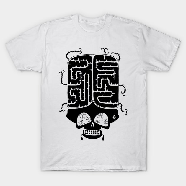 Alien Head T-Shirt by Jianrong_Lin